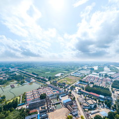 东平湖潘孟于村航拍VR